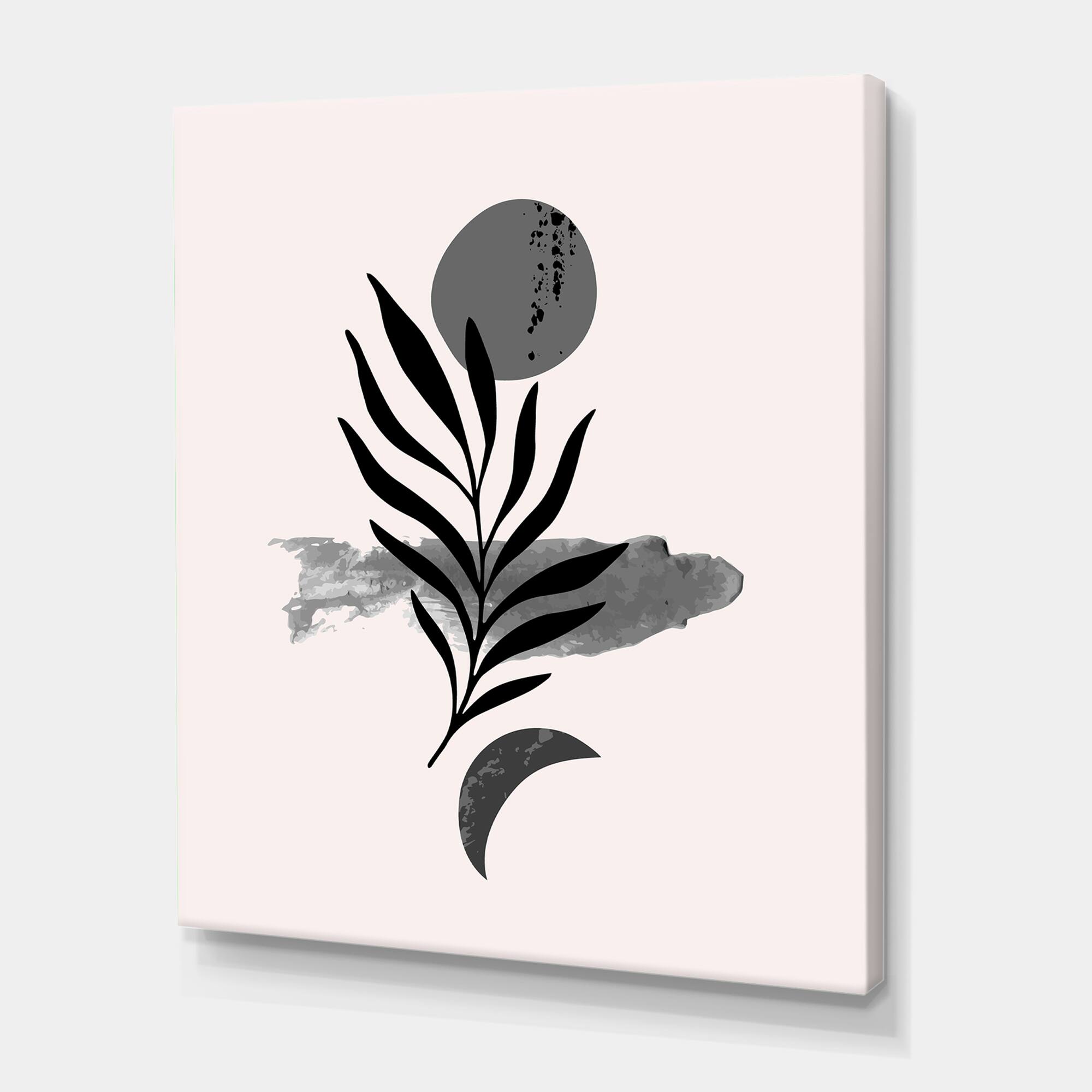 Designart - Abstract Tropical Leaf II